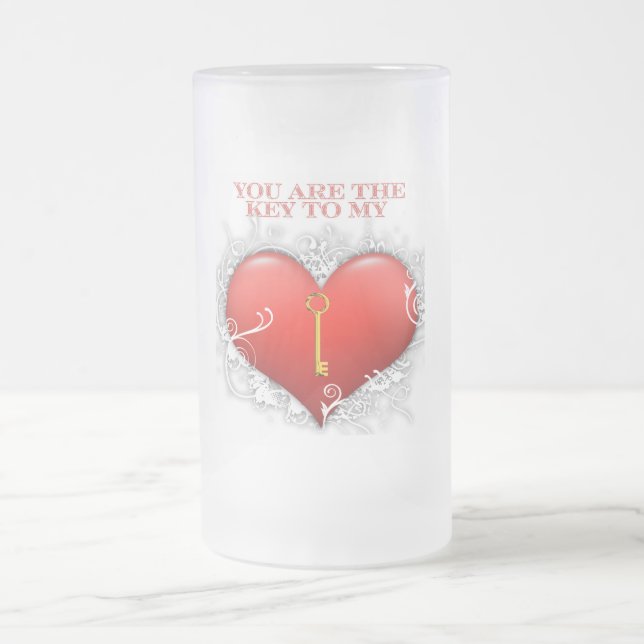 Eres la llave de mi taza de corazón (Centro)