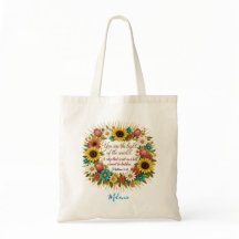 Eres la Luz Bolsa de Mano Cristiana Personalizada