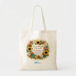 Eres la Luz Bolsa de Mano Cristiana Personalizada