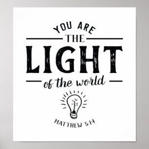 Eres la luz del Poster de arte mundial
