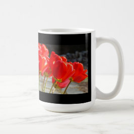 ¡Eres la Mejor Jefa! Tazas de Café Tulipanes Rojos