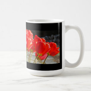 ¡Eres la Mejor Jefa! Tazas de Café Tulipanes Rojos