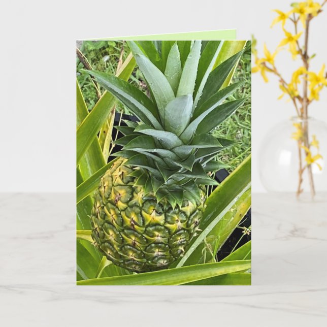 Eres la piña de mi tarjeta de felicitación de ojos (flor amarilla)