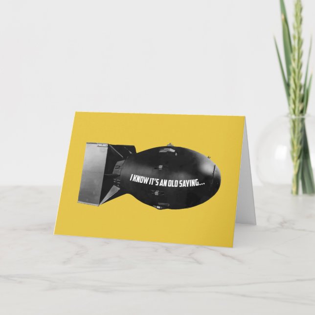 Eres la tarjeta de amigos de la bomba atómica (Anverso)