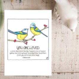 Eres la tarjeta de amistad Aves Amadas