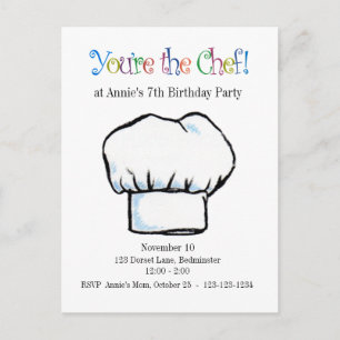 Eres la tarjeta de invitación del chef