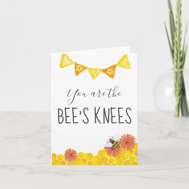 Eres la tarjeta de rodillas de la abeja (Anverso)