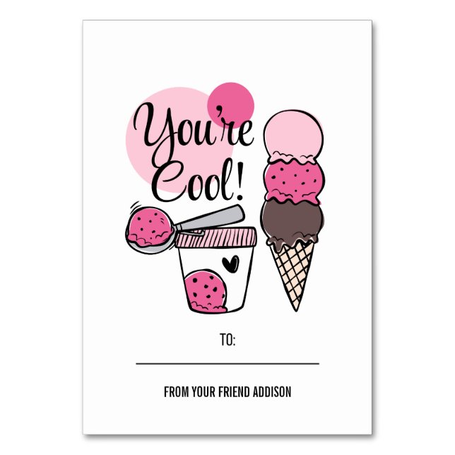 Eres la tarjeta de San Valentín de clase para niño (Anverso)