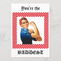 Eres la tarjeta más maliciosa de Rosie the Riveter