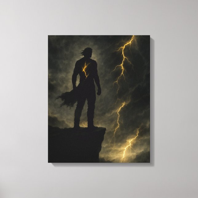 Eres la Tormenta – Arte de Pared en Lienzo (Anverso)