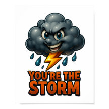 Eres la tormenta - Imprimible arte en pared 3D