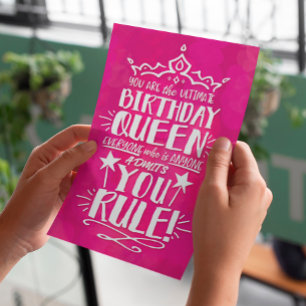 ¡Eres la última REINA DE CUMPLEAÑOS QUE GOLPEAS!