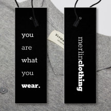 Eres lo que Llevas - Etiqueta Colgante de Ropa con