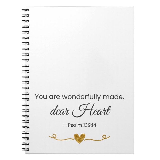 Eres Maravillosamente Hecho – Cuaderno de Salmo 13 (Frente)