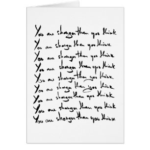 ¡Eres más FUERTE de lo que piensas!