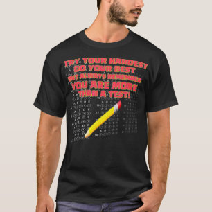 Eres más que una camiseta de prueba estandarizada