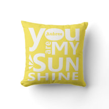 Eres Mi almohada personalizada Sunshine