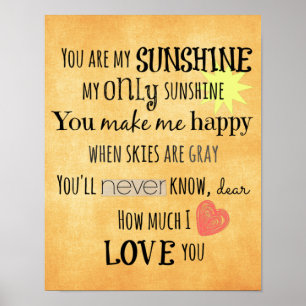 Eres mi Arte de Palabras Tipografía Sunshine