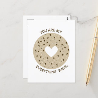 Eres mi bagel de todo - Graciosa tarjeta de San Va
