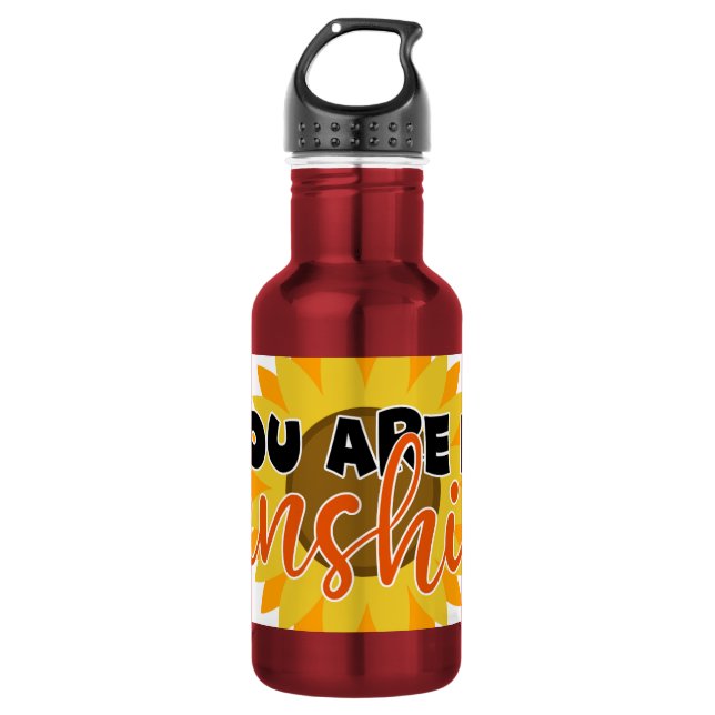 Eres mi botella de agua de girasol Sunshine (Anverso)