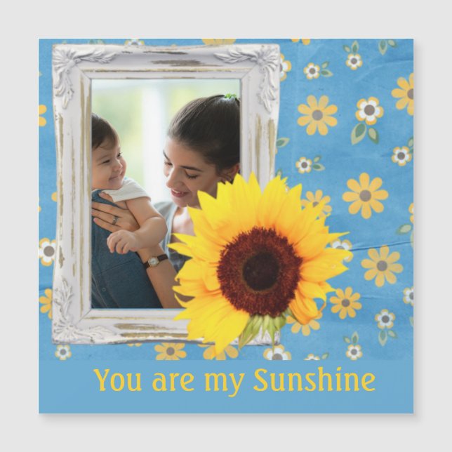 Eres mi brillo Sunflower Acrylic Award Keych (Anverso)
