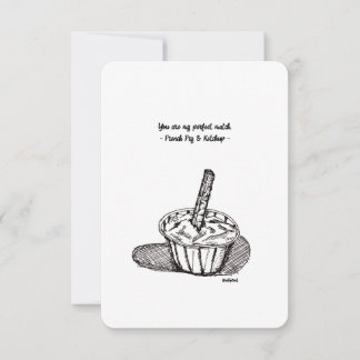 Eres Mi Coincidencia Perfecta, Tarjeta Plana