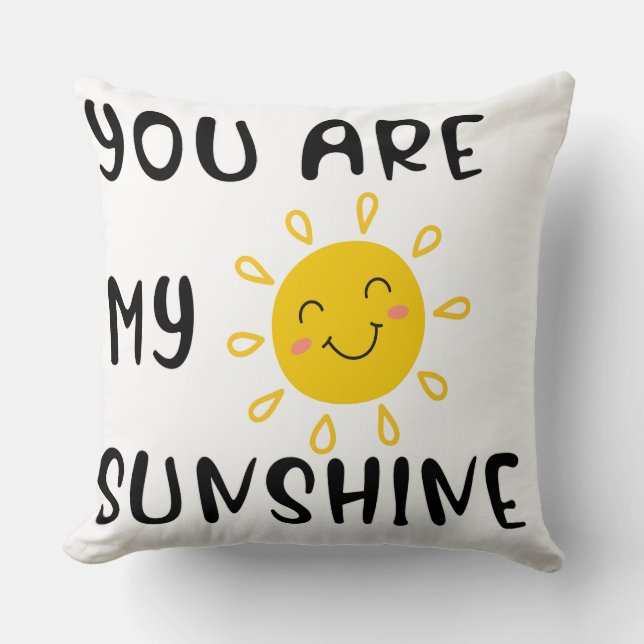 Eres Mi Cojín decorativo Sunshine (Anverso)