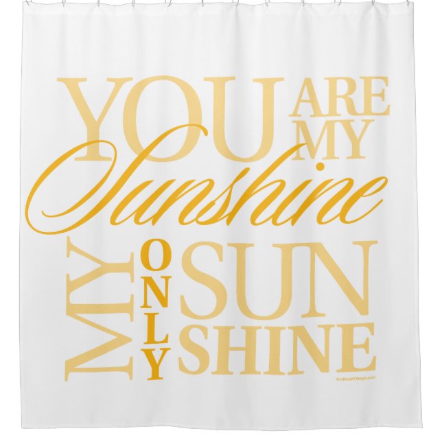Eres Mi Cortina De Ducha Sunshine (Anverso)