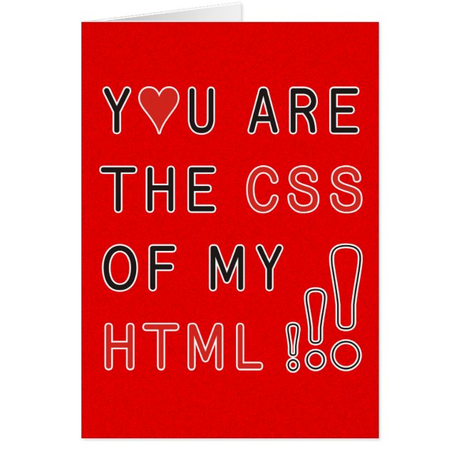 Eres mi CSS - raspador rojo de fuego (Frente)