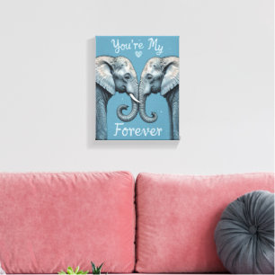 Eres mi elefante romántico para siempre Arte del a