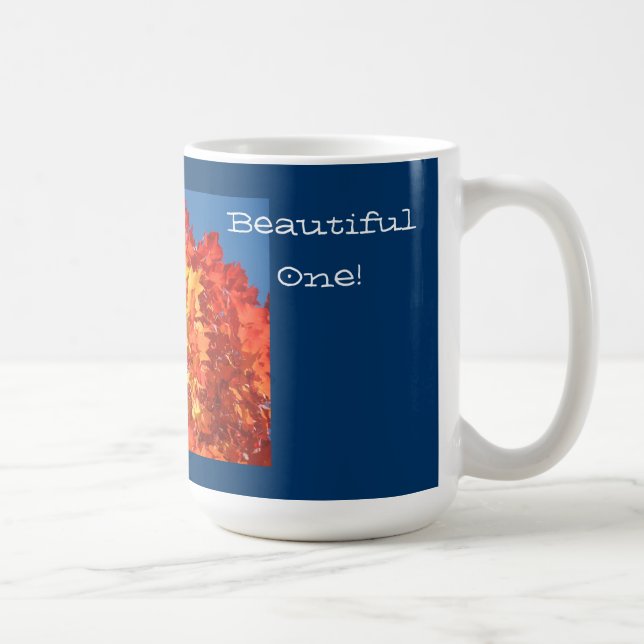 ¡Eres Mi Hermoso/a! tazas de café Cielo de Otoño (Derecha)