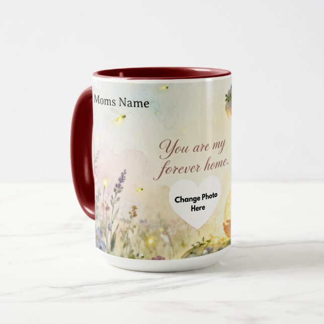 Eres Mi Hogar Eterno | Taza De Cerámica Romántica (Anverso izquierdo)