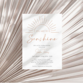 Eres Mi Invitación A Baby Shower Sunshine Boho
