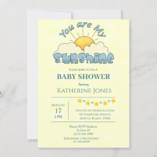 Eres Mi Invitación De Bebé Sunshine