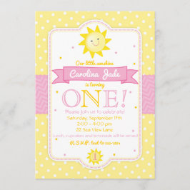 Eres mi invitación de cumpleaños Sunshine