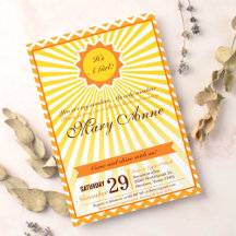 Eres mi Invitación Sunshine Baby Shower