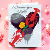 Eres mi Lobster - Graciosa tarjeta de 8 años