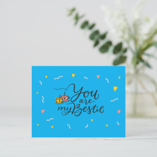 Eres mi mejor amiga - Tarjeta postal de mejor amig