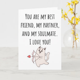 Eres Mi Mejor Amigo Tarjeta Plegada del Día de San