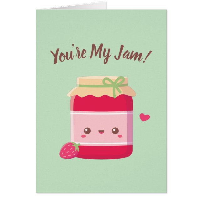 Eres Mi Mermelada, Fresa, Jam Día de San Valentín  (Frente)
