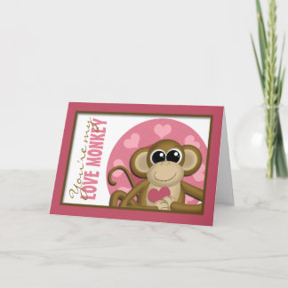 Eres Mi Mono Amoroso - Tarjeta de Felicitación Ros