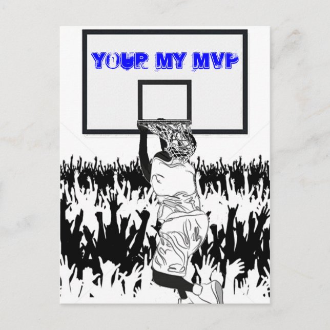 Eres mi MVP - Tarjeta postal (Anverso)
