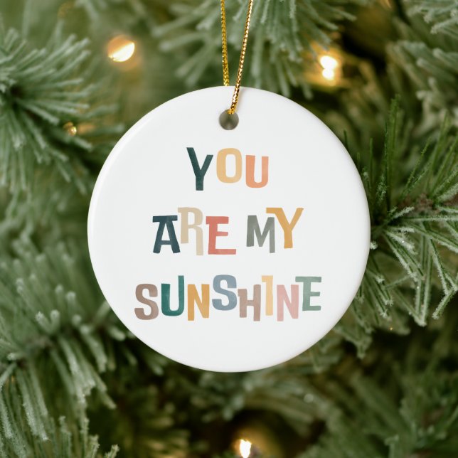 Eres Mi Ornamento Sunshine (Árbol)