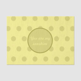 Eres Mi Papel Tejido Sunshine (Amarillo Mantequill