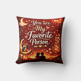Eres Mi Persona Favorita Almohada de Algodón para