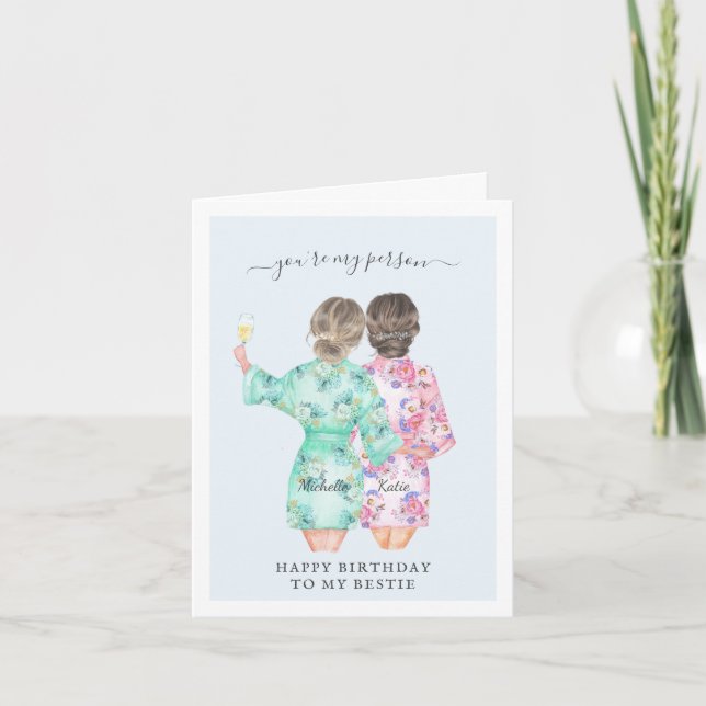 Eres mi persona | Tarjeta de cumpleaños para mejor (Anverso)