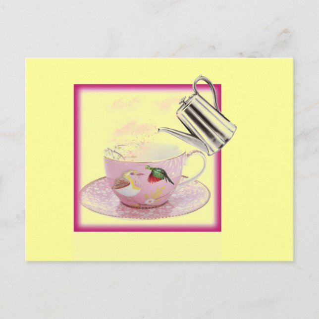 Eres mi postal de la copa de té (Anverso)