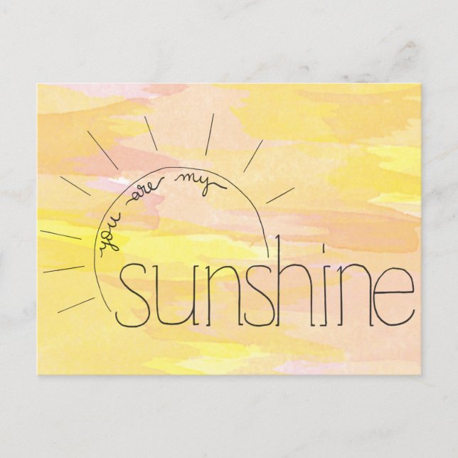 Eres Mi Postal Sunshine (Anverso)