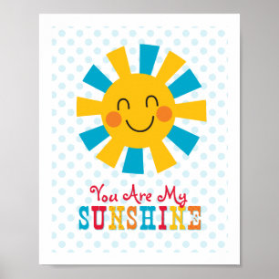 Eres mi Poster de arte de Sunshine Wall