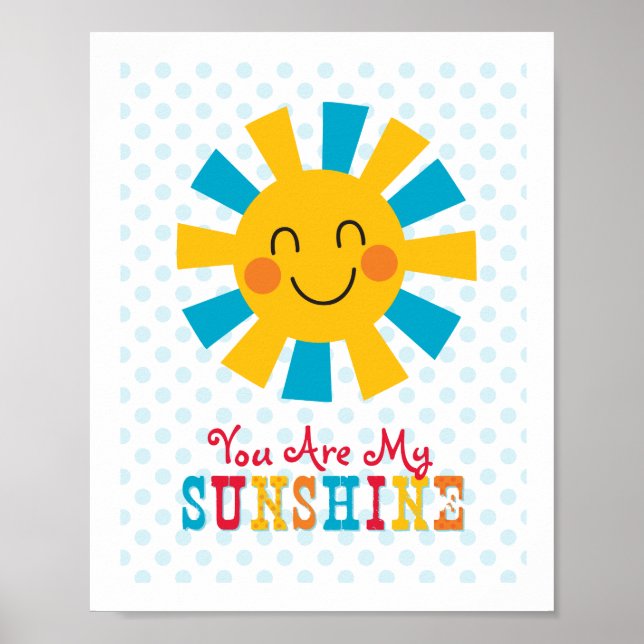 Eres mi Poster de arte de Sunshine Wall (Frente)